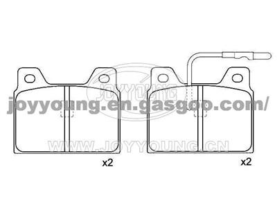 Peugeot Brake Pad 4245.57