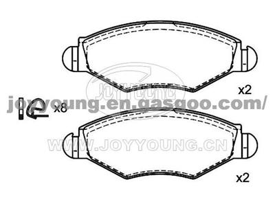Peugeot Brake Pad 4252.12