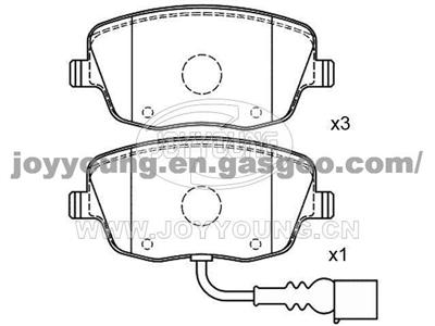 Skoda Brake Pad 6Q0 698 151 C