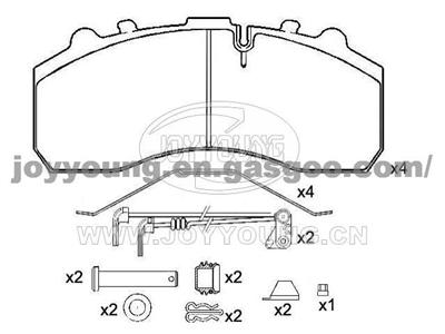 Scania Brake Pad 1 390 428