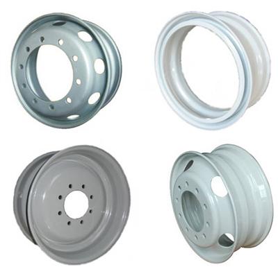 Tubeless steel wheel rims/12