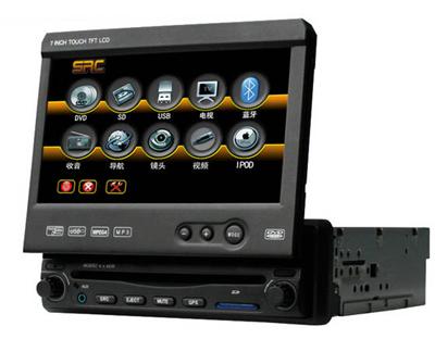 1DIN car DVD with GPS blue tooth