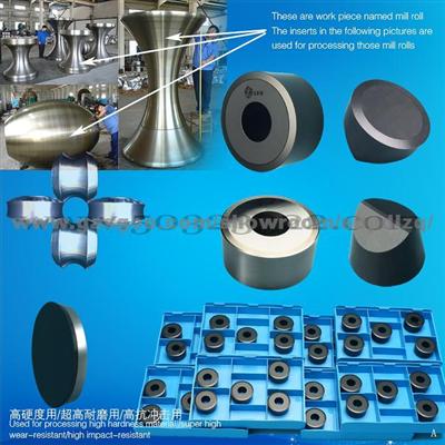 Super High Wear Resistant Roll Rurning Inserts