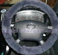 Car Steering Wheel Covers with Sheepskin Wool Diameter 38cm