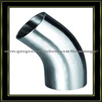 Sanitary Stainless Steel Long Radius 45degree Elbow