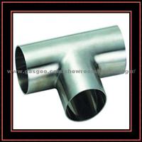 Sanitary Stainless Steel Welded Equal Tee 1/2