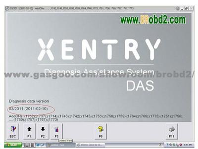 MB STAR C3 DAS 2011.03 Newest Software Open In DAS For W212 W204 W207