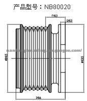 Pulley Assembly NB80020