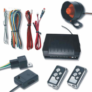 One Way Car Alarm System with Central Lock Built-in