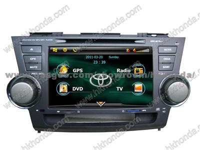 Car Dvd Radio For Toyota Highlander With Gps Bluetooth Ipod HD-8860