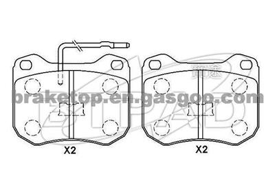 PEUGEOT BRAKE PAD 4248.34