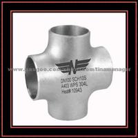 Stainless Steel Pipe Equal Cross Butt-Welded DN 10-1200mm