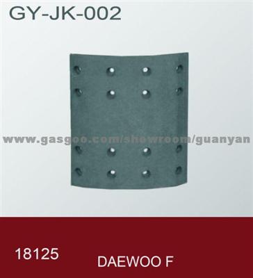 Brake Lining for Daewoo 18125