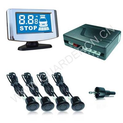 Mini LCD Parking Sensor Mini LCD Display with plated metal surface