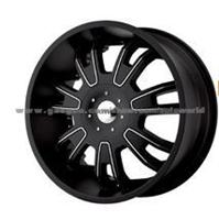 HE827 15-7 4:100/4:114 38ET Matt Black Wheel