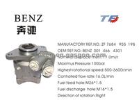 Brand New Power Steering Pump 001 466 4301 For Benz