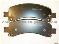 Cadillac chevolet GMC Brake Pad D974