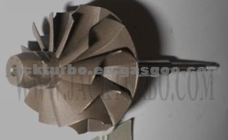 Turbocharger Parts For K03 Model; Shaft And Wheel 2-02-0630