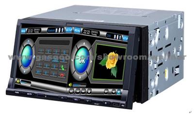 7 Inch HD 2 Din Car Dvd Player With PIP, TMC , 3D And Ipod