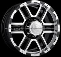 Alloy Wheel 18X9 8-170 +12mm 130.8 C101710 BLACK/MACHINE