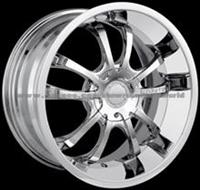 Alloy Wheel 18x8 5-108/114.3 +40mm 72.62mm C103150 Chrome