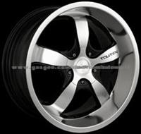 Alloy Wheel 22x8 5-112/120 +35mm 72.62mm C103160M Black/Machine Face