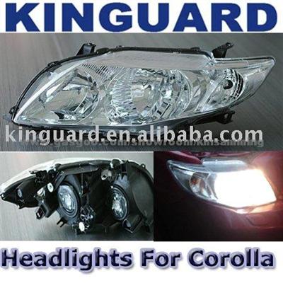 Car Front Xenon Headlamps For Corolla Series