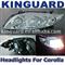 Car Front Xenon Headlamps For Corolla Series