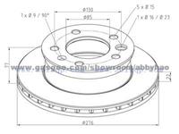 Truck Brake Disc 9024210312 9024210412 9024210612