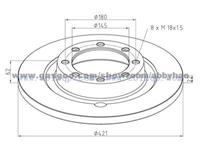 Truck Brake Disc 4404210012_4404210112