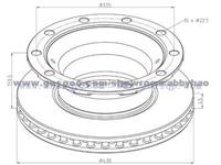 Truck Brake Disc 0308835050