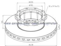 Truck Brake Disc 3564210312