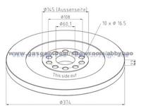 Truck Brake Disc 4174210012