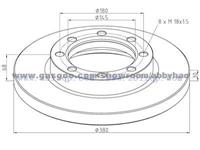 Truck Brake Disc 4254210012