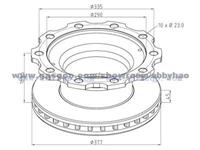 Truck Brake Disc 0308834080