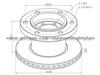 Truck Brake Disc 1904693