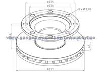 Truck Brake Disc 0308834010