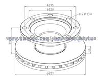 Truck Brake Disc 0308834030