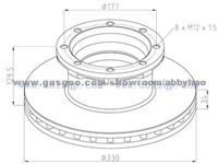 Truck Brake Disc 9704230212