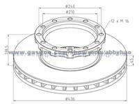 Truck Brake Disc 1906461