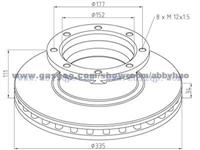 Truck Brake Disc 9704230512