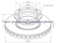 Truck Brake Disc 9704230412