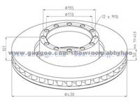 Truck Brake Disc 7173317