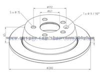 Truck Brake Disc 6384230112