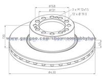 Truck Brake Disc 4079000500