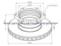 Truck Brake Disc 6684230012