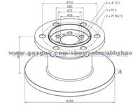 Truck Brake Disc 8584182