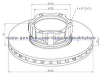 Truck Brake Disc 6684210112