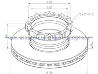 Truck Brake Disc 81508030061_81508030022