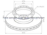 Truck Brake Disc 81508030063_81508030054